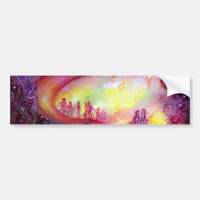 GARDEN OF THE LOST SHADOWS / MYSTIC STAIRS BUMPER STICKER (Front)