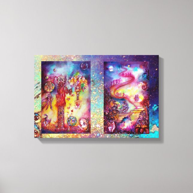 GARDEN OF THE LOST SHADOWS / MYSTIC STAIRS CANVAS PRINT (Front)