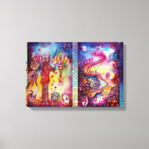 GARDEN OF THE LOST SHADOWS / MYSTIC STAIRS CANVAS PRINT