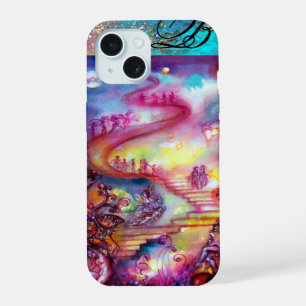 GARDEN OF THE LOST SHADOWS, MYSTIC STAIRS MONOGRAM iPhone 15 CASE