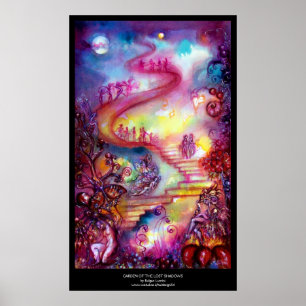 GARDEN OF THE LOST SHADOWS -MYSTIC STAIRS POSTER