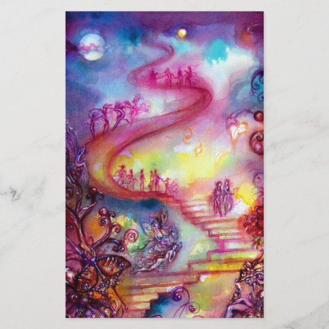 GARDEN OF THE LOST SHADOWS / MYSTIC STAIRS STATIONERY (Front)