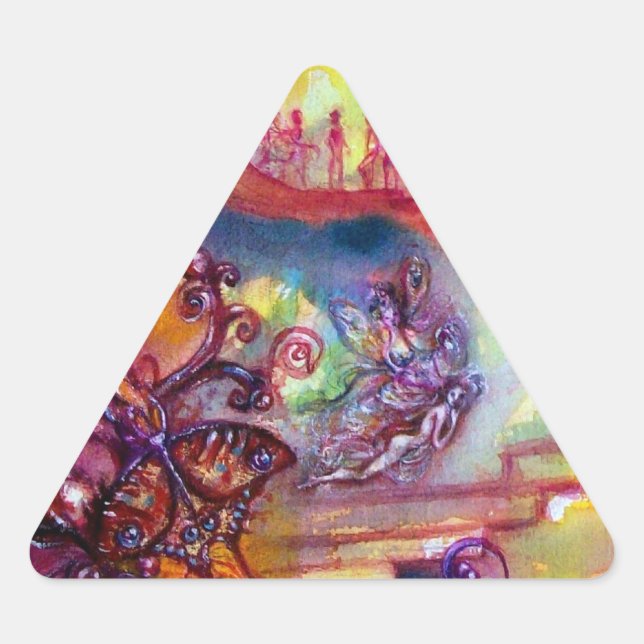 GARDEN OF THE LOST SHADOWS / MYSTIC STAIRS TRIANGLE STICKER (Front)