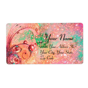 GARDEN OF THE LOST SHADOWS, pink,gold ,green