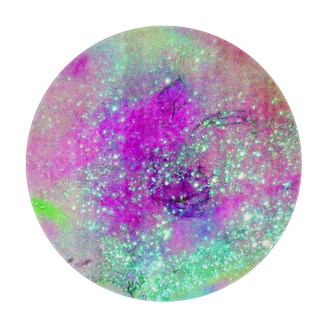 GARDEN OF THE LOST SHADOWS -Pink Purple Violet Cutting Board (Front)