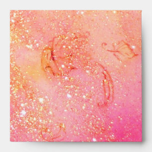 GARDEN OF THE LOST SHADOWS pink red Envelope