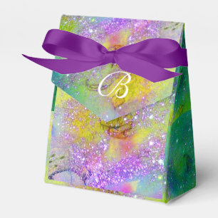 GARDEN OF THE LOST SHADOWS PURPLE GREEN YELLOW FAVOUR BOX