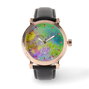 GARDEN OF THE LOST SHADOWS -  Purple Yellow Green Watch