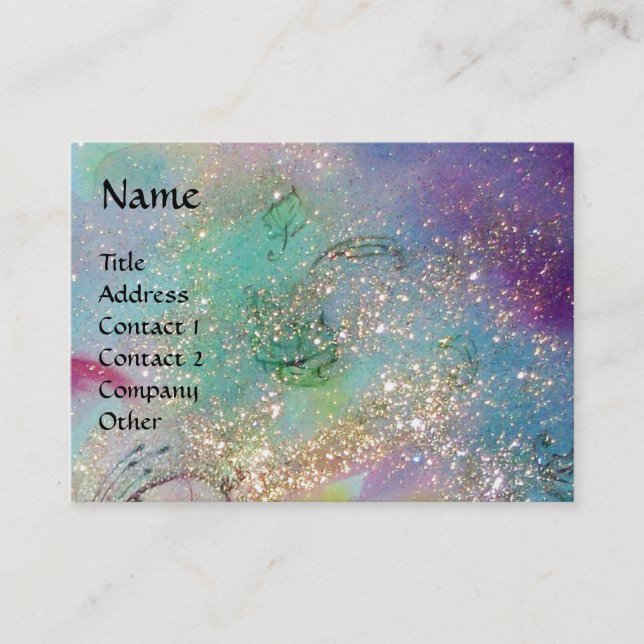 GARDEN OF THE LOST SHADOWS -SNAKES AND MAGIC PLANT BUSINESS CARD (Front)