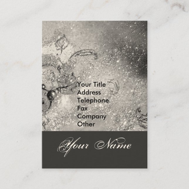GARDEN OF THE LOST SHADOWS STAR DUST MONOGRAM 1 BUSINESS CARD (Front)