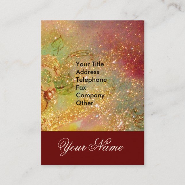 GARDEN OF THE LOST SHADOWS -STAR DUST MONOGRAM 2 BUSINESS CARD (Front)