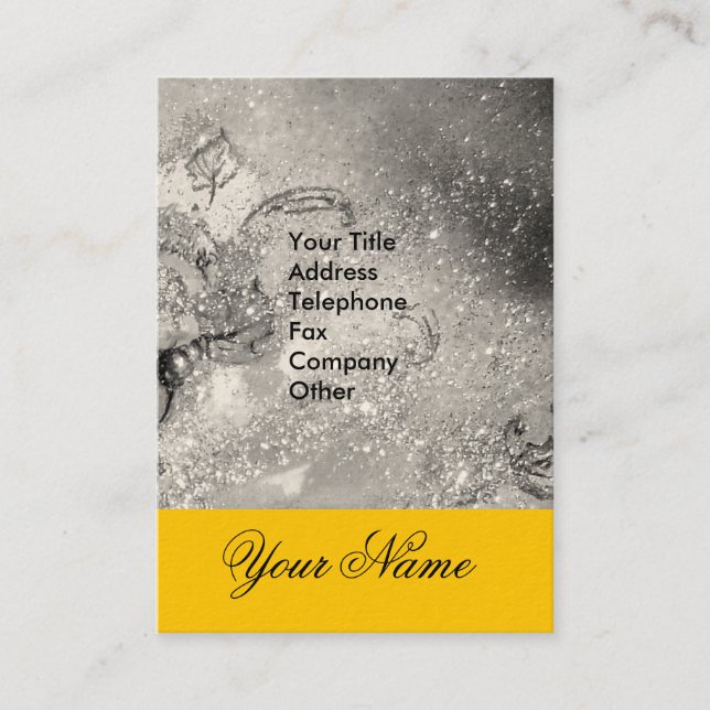 GARDEN OF THE LOST SHADOWS -STAR DUST MONOGRAM 2 BUSINESS CARD (Front)