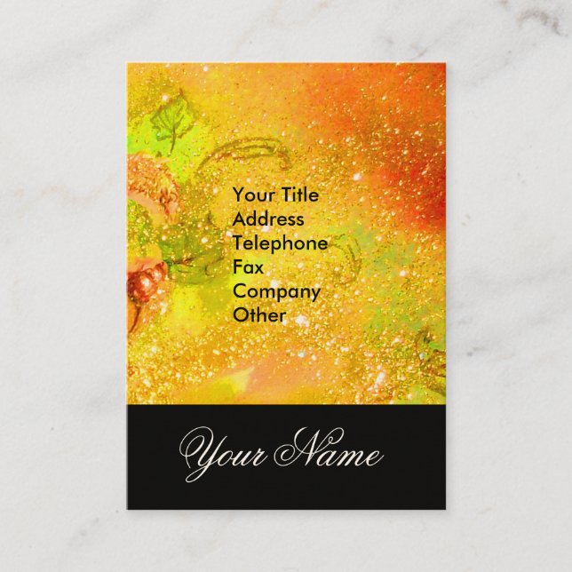 GARDEN OF THE LOST SHADOWS -STAR DUST MONOGRAM 2 BUSINESS CARD (Front)