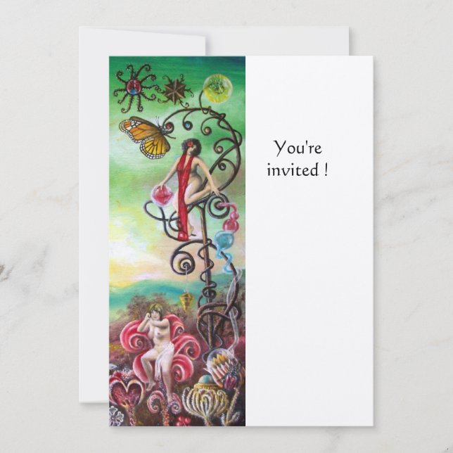 GARDEN OF THE MELISSA gold Invitation (Front)