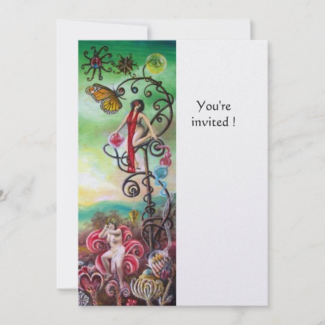 GARDEN OF THE MELISSA ice Invitation (Front)