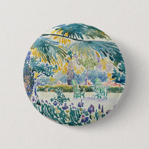 Garden of the Painter at Saint Clair 6 Cm Round Badge