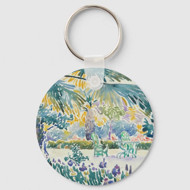 Garden of the Painter at Saint Clair Key Ring (Front)