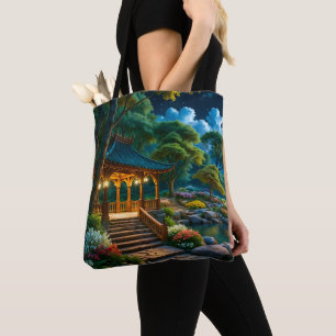 Garden of the Quiet Night Tote Bag