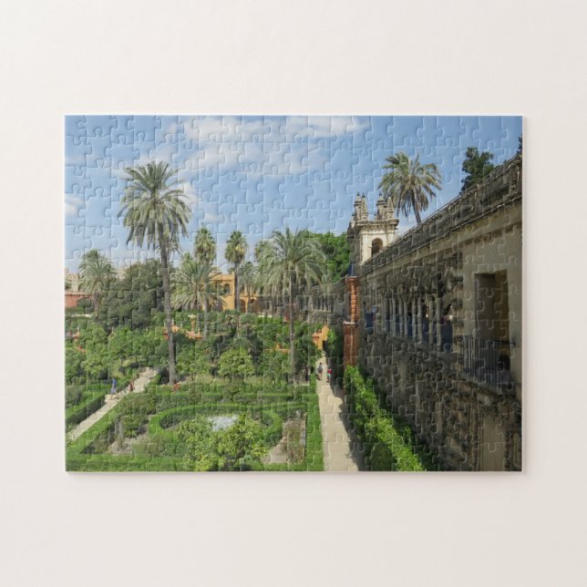 Garden of the Royal Alcazar, Seville, Spain Jigsaw Puzzle (Horizontal)