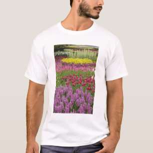 Garden of tulips, daffodils, and hyacinth T-Shirt