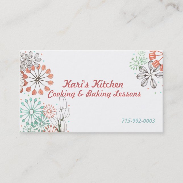 Garden of Utensils Business Card (Front)