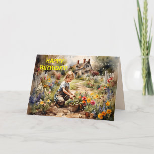 GARDEN OF WISHES BIRTHDAY CARD