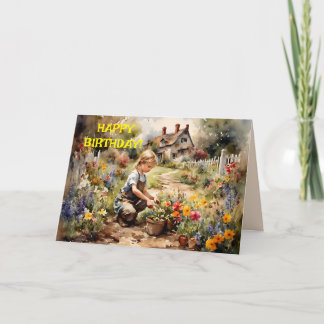GARDEN OF WISHES BIRTHDAY CARD