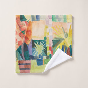 “Garden On Lake Thun” Art was cloth