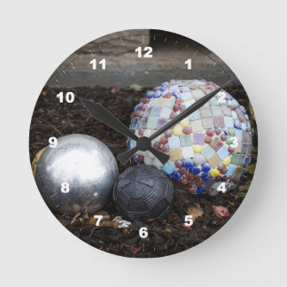 Garden Orbs Acrylic Wall Clock