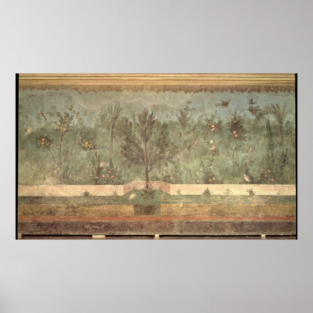 Garden Paintings from the  'Villa of Livia' Poster (Front)