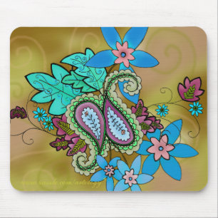 Garden Paisley Mousepad