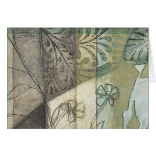 Garden Panel with Leaves, Flowers, and Grass