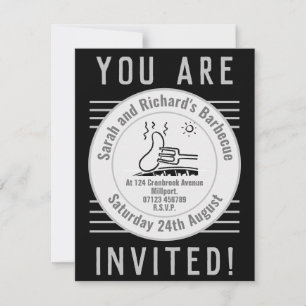 Garden Party Barbecue Invitation