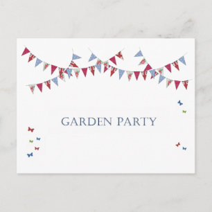 Garden Party / BBQ - Invitation Postcard