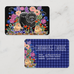 GARDEN PARTY chow business cards - CUSTOMIZE IT