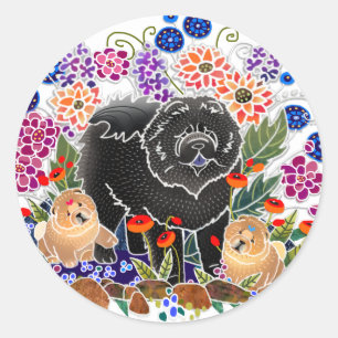 GARDEN PARTY CHOW - stickers