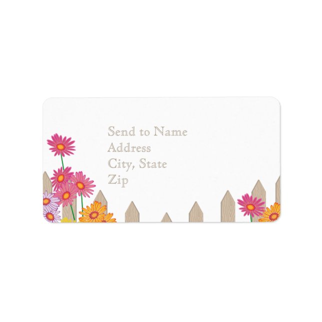 Garden Party Collection Address Label (Front)