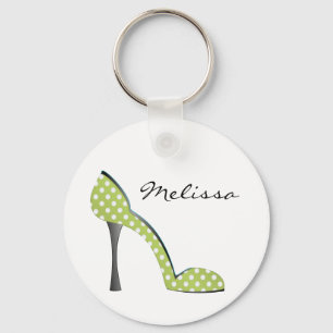 Garden Party Dot Shoe Key Ring