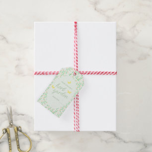 Garden Party Gender Neutral Baby Shower Gift Tags