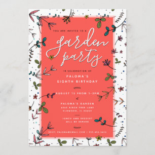 Garden Party Invitation
