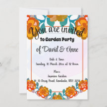 Garden Party Invitation