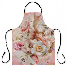 Garden Party Pink All-Over Print Apron