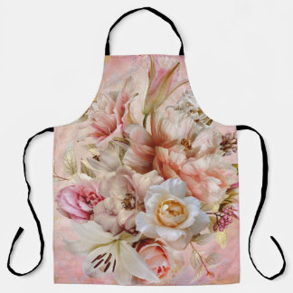 Garden Party Pink All-Over Print Apron