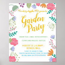 Garden party summer theme