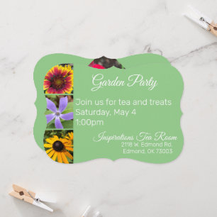 Garden Party Tea Time Invitation