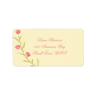 Garden Party Wedding Label
