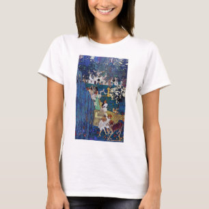 Garden Party with Dog & Cat, Jessie Willcox Smith T-Shirt