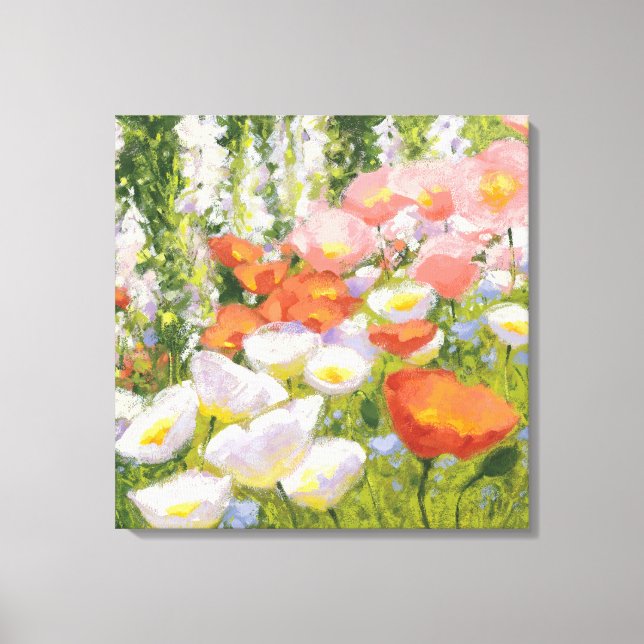 Garden Pastels Canvas Print (Front)