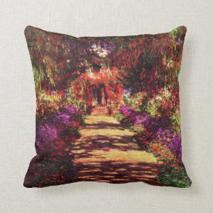 Garden Path by Claude Monet Cushion