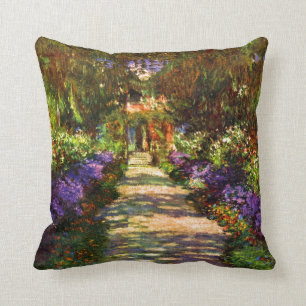 Garden Path by Claude Monet Cushion
